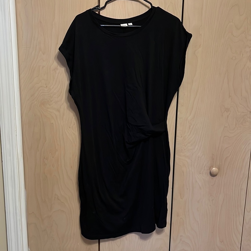 Gathered waist tshirt dress